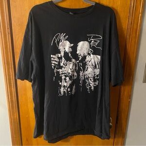 Jelly Roll & Post Malone Black Graphic Short Sleeve Tee